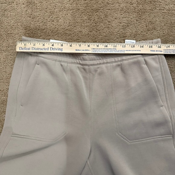 Banana Republic Weekender Wide-Leg High-Rise Ankle Pant Tan Size Medium NWT - Picture 8 of 10